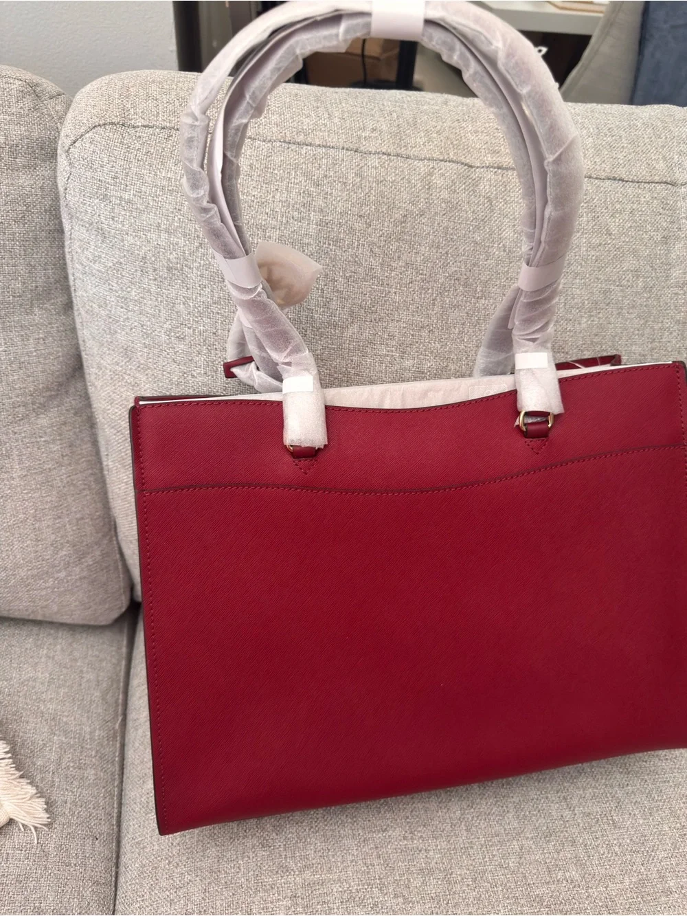 Michael Kors structured leather